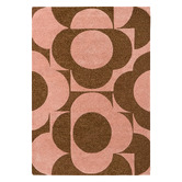 Orla Kiely Pink Prism Flower Hand-Tufted Pure New Wool Rug