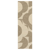 Orla Kiely Mushroom Prism Flower Hand-Tufted Pure New Wool Runner