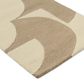 Orla Kiely Mushroom Prism Flower Hand-Tufted Pure New Wool Runner