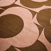 Orla Kiely Pink Prism Flower Hand-Tufted Pure New Wool Rug