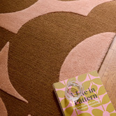 Orla Kiely Pink Prism Flower Hand-Tufted Pure New Wool Rug
