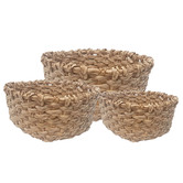 Temporal Living and Decor 3 Piece Sven Oval Storage Basket Set