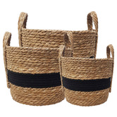 Temporal Living and Decor 3 Piece Andrew Basket Set
