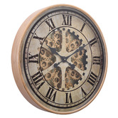 Temporal Living and Decor 60cm Baroque Metal Wall Clock