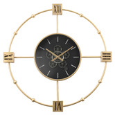 Temporal Living and Decor 98cm Tiffany Metal Wall Clock