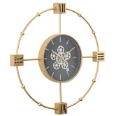 Temporal Living and Decor 98cm Tiffany Metal Wall Clock