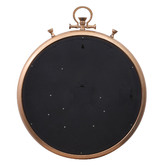 Temporal Living and Decor Champs Elysees Metal Wall Clock