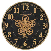 Temporal Living and Decor 50cm Boston Metal Wall Clock