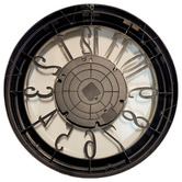 Temporal Living and Decor 80cm Maurice Metal Wall Clock