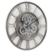 Temporal Living and Decor 62cm Steampunk Metal Wall Clock