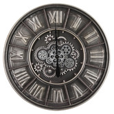 Temporal Living and Decor 80cm Hensley Metal Wall Clock