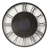 Temporal Living and Decor 62cm Steampunk Metal Wall Clock