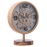 Temporal Living and Decor Kynton Metal Table Clock