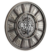 Temporal Living and Decor 80cm Hensley Metal Wall Clock