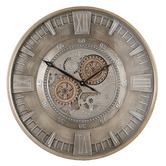 Temporal Living and Decor 60cm Rue Metal Wall Clock