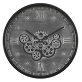 Temporal Living and Decor 46cm Julian Metal Wall Clock