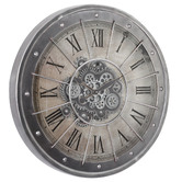 Temporal Living and Decor 80cm Grey J.D. Bassett Wall Clock