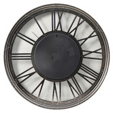 Temporal Living and Decor 86cm Steampunk Metal Wall Clock