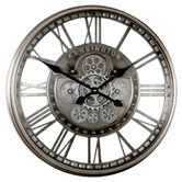 Temporal Living and Decor 55cm Kensington Metal Wall Clock