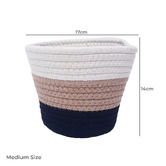 Temporal Living and Decor 3 Piece Martha Basket Set