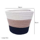 Temporal Living and Decor 3 Piece Martha Basket Set