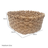 Temporal Living and Decor 3 Piece Sven Oval Storage Basket Set