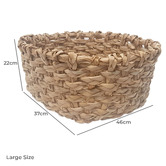 Temporal Living and Decor 3 Piece Sven Oval Storage Basket Set