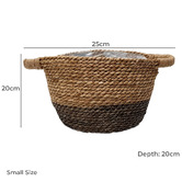 Temporal Living and Decor 3 Piece Hemsley Tapered Basket Set