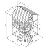 Project Kindy Furniture Charlie Play Centre with Slide &amp; Sand Pitch Set