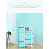 Project Kindy Furniture White &amp; Aqua Combined Storage Unit