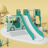 Project Kindy Furniture Bus Slide &amp; Swing Play Centre