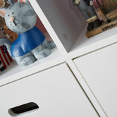 Project Kindy Furniture White &amp; Pink Marlow Bookcase