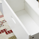 Project Kindy Furniture Marlow White &amp; Blue Bookcase