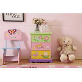 Project Kindy Furniture Fairyland 3 Drawer Bedside Table