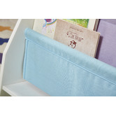 Project Kindy Furniture Pastel Wooden Canvas Sling Bookcase