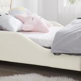 Project Kindy Furniture Princess Faux Leather Single Bed