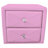 Project Kindy Furniture Princess Faux Leather Bedside Table