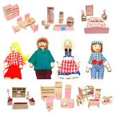 Project Kindy Furniture Wooden Doll House Play Set