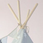 Project Kindy Furniture Blue Square Cotton Teepee Tent