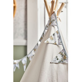 Project Kindy Furniture White Hexagonal Cotton Teepee Tent
