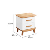 Project Kindy Furniture All 4 Kids Ashley Wooden Bedside Table