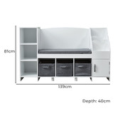 Project Kindy Furniture All 4 Kids Meteo Bookshelf &amp; Toy Storage