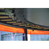 Project Kindy Furniture 8 Pole Trampoline with Safety Net &amp; Basketball Board