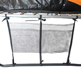 Project Kindy Furniture 8 Pole Trampoline with Safety Net &amp; Basketball Board
