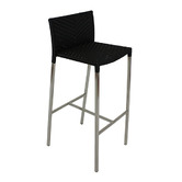 Cassinia Outdoors 78cm Black Olivia Outdoor Bar Stool