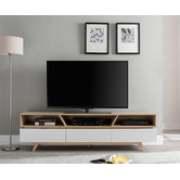 Monument Furniture Scandi Style Oak Entertainment Unit