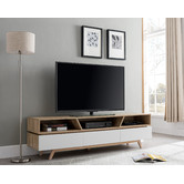 Monument Furniture Scandi Style Oak Entertainment Unit