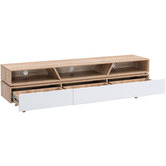 Monument Furniture Scandi Style Oak Entertainment Unit