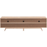 Monument Furniture Scandi Style Oak Entertainment Unit
