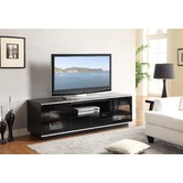 Monument Furniture Black Modern Entertainment Unit